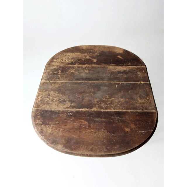 Brown Antique Dropleaf Table For Sale - Image 8 of 13