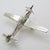 1980s Vintage Italian Handmade Genuine Silver Airplane Figurine, 1980s For Sale - Image 5 of 13