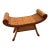 Rattan & Bamboo Organic Modern Bench For Sale