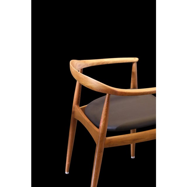 Wood Vintage Armchair by Illum Wikkelsø for Niels Eilersen, 1960s For Sale - Image 7 of 18