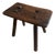 19th Century Primitive Country Oak Milking Stool For Sale