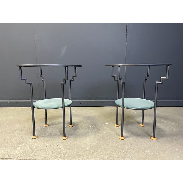 Metal Side Tables, 1980s, Set of 2 For Sale - Image 7 of 11