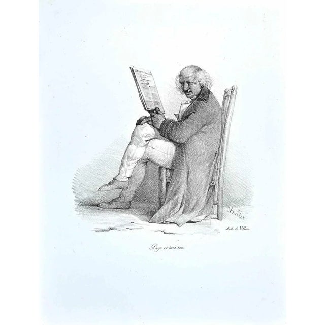 Paye et tais-toi is a Lithograph after Nicolas Toussaint Charlet realized by Jean François Villain in mid-19th century....