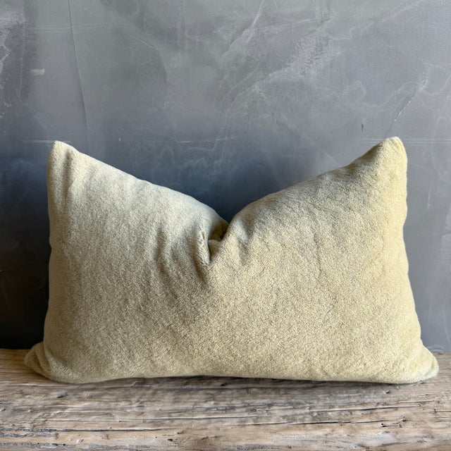 Not Yet Made - Made To Order Zak & Fox Moso Lumbar Accent Pillow 100% Wool With Down Feather Insert For Sale - Image 5 of 5