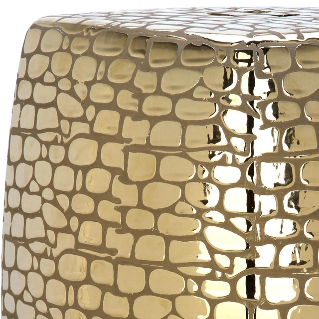 Reminiscent of a Oriental Garden, the sophisticated hexagonal-shaped garden stool does double duty as a extra perch or a...