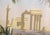 Traditional 36" * H96" * 2ps, Hand-Painted Ancient Civilization Ruins Wallpaper, Ancient Roman Ruins and Tropical Plant Mural For Sale - Image 3 of 5