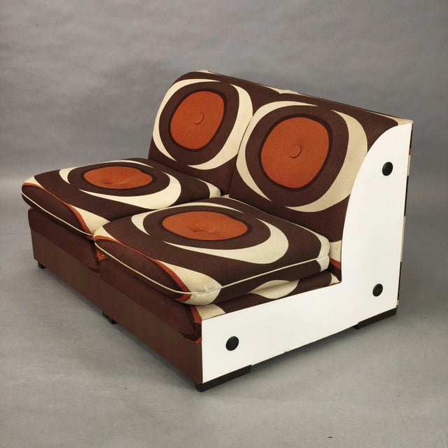 Brown Lounge Chairs, 1970s, Set of 2 For Sale - Image 8 of 8