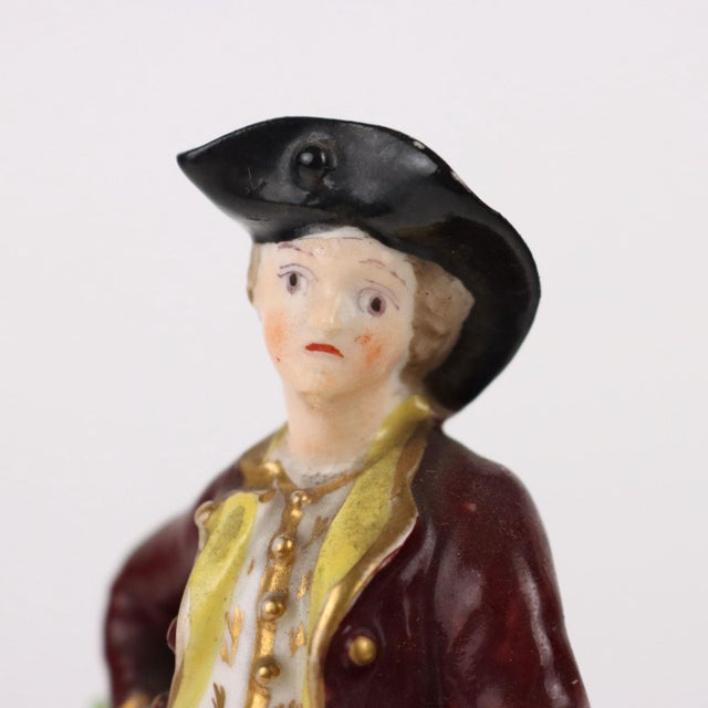 Vintage Figures in Porcelain, Set of 2 For Sale - Image 3 of 16