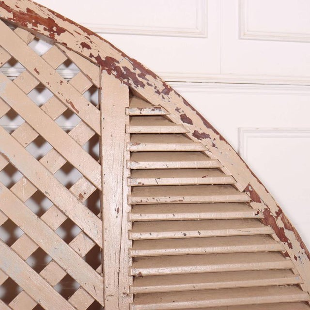 French Arched Shutters, 1890s, Set of 2 For Sale - Image 11 of 14