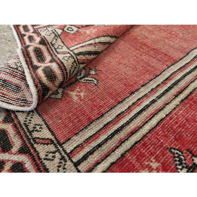 Galerie Shabab Collection Early 20th Century Turkish Oushak Throw Rug For Sale In New York - Image 6 of 6