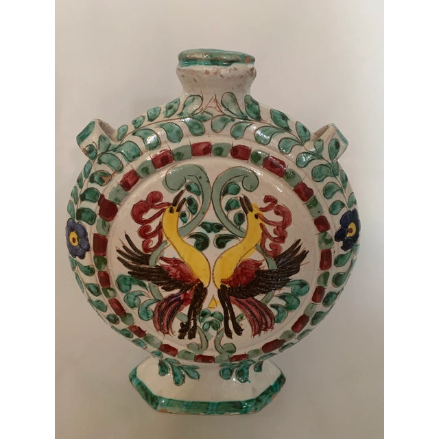 Mid 20th Century Hand Painted Vase, Made in Italy For Sale In New York - Image 6 of 6