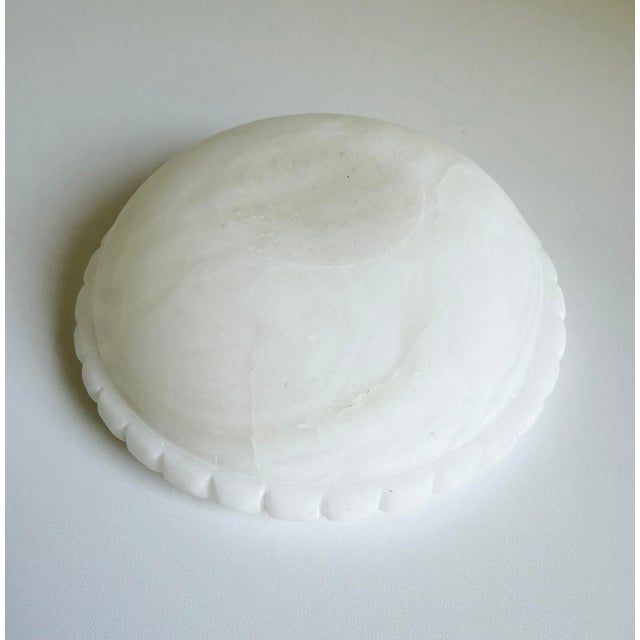 Italian Alabaster Carved Lidded Dish, 1960s For Sale - Image 9 of 11