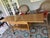 Wood Vintage Scandinavian Mid‑Century Flip‑Top Bar Cart – Solid Oak Serving Trolley on Casters For Sale - Image 7 of 17