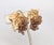 Vintage 1960s Signed Napier Goldtone Faux-Topaz Grape Cluster Dangle Clip Earrings-2 Pieces For Sale In Philadelphia - Image 6 of 9