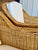 Pair of Vintage Michael Taylor Style Braided Rattan Wicker Lounge Side Armchairs For Sale - Image 10 of 12