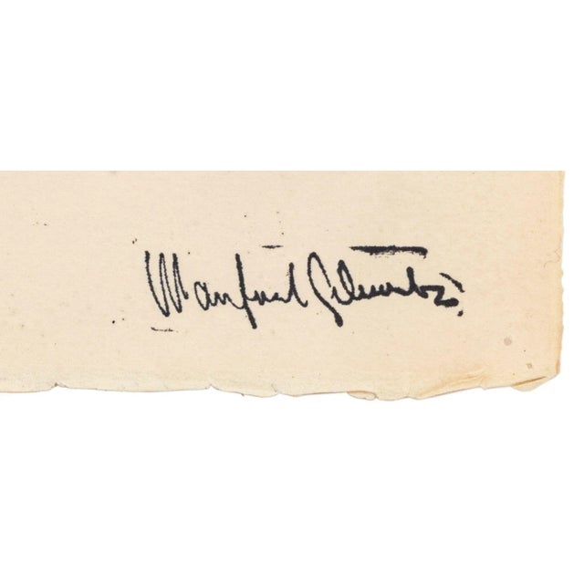 Manfred Schwartz Etretat Lithograph, Ca. 1965 For Sale In New York - Image 6 of 7