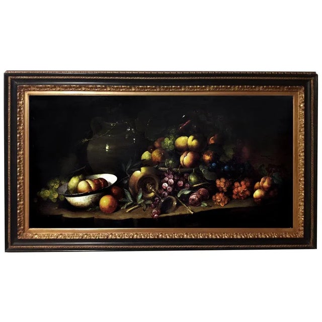 2000 - 2009 Salvatore Marinelli, Italian Still Life, 2008, Oil on Canvas, Framed For Sale - Image 5 of 5