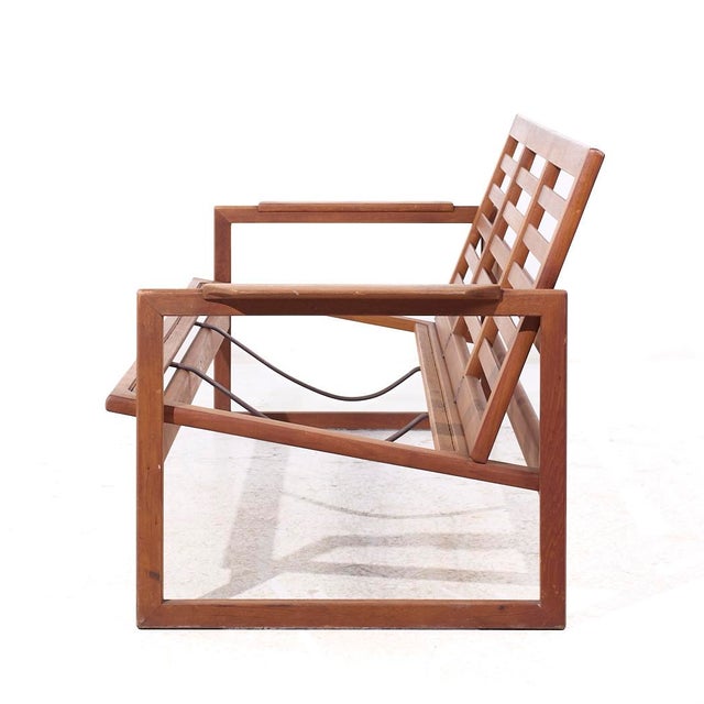 Selig Kofod Larsen for Selig Mid Century Danish Teak Sofa For Sale - Image 4 of 10