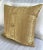 Asian Asian Medallion Floral Zardozi Embellished Gold Silk Jacquard. Decorative Pillow Cover For Sale - Image 3 of 6