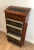 Wood 1850 Notary Furniture in Mahogany and Leather For Sale - Image 7 of 12