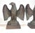 Pair of Vintage Solid Bronze Realistic Open Winged American Bald Eagle Bookends For Sale - Image 4 of 12