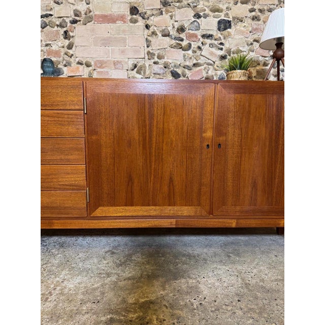 Mid-Century Danish Teak Sideboard by Kai Winding, 1960s For Sale - Image 12 of 18