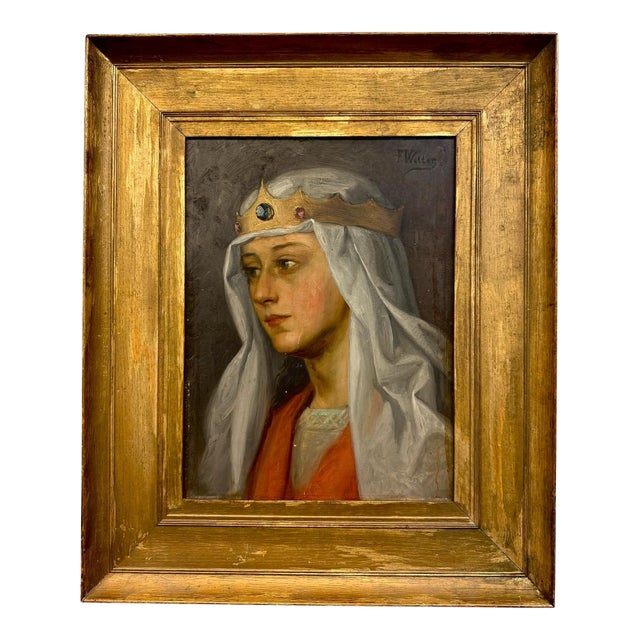 Portrait by Frank Walter Taylor (1874-1921) For Sale