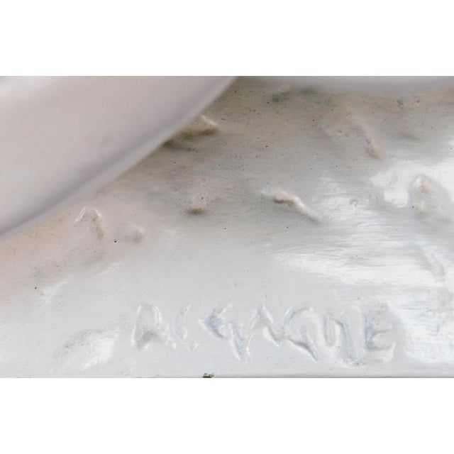 Mid-Century White Ceramic Figurative Sculpture, ca. 1950s For Sale - Image 11 of 18