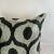 Modern Turkish Modern Gray Velvet Silk Ikat Pillow Cover For Sale - Image 3 of 5