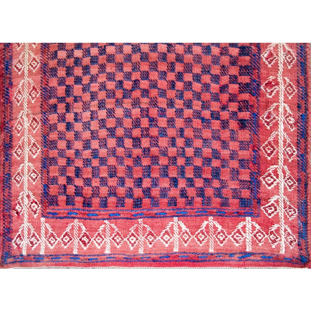 Textile Vintage Persian Turkman Runner For Sale - Image 7 of 14