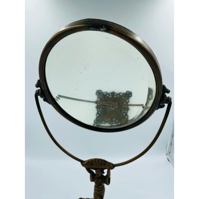 Early 1900s Golden Mfg. Co. Chicago Swivel Asian-Style Vanity Mirror For Sale - Image 10 of 12