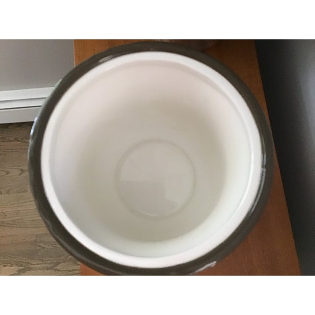 2000s Tracy Porter Cookie Jar or Canister With Lid in the Octavia Hill Garden Collection For Sale In Washington DC - Image 6 of 9