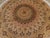 1980s Rare Vintage Round Northwest Persian Tabriz Rug With Silk Highlights. 6'6"x 6'6" For Sale - Image 5 of 15