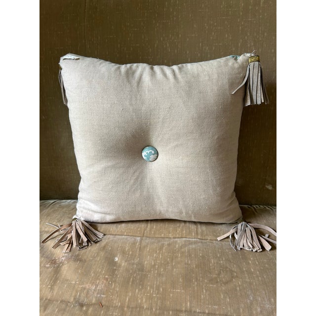 Mary Jane McCarty Designs Fortuny Pillow For Sale - Image 4 of 4