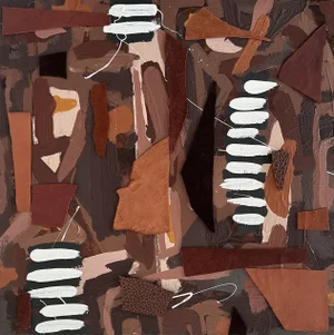 "It's Complicated, No.2" Abstract Painting on Canvas
