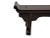 Brown 8" Chinese Brown Altar Point Edge Shape Accent Wood Display Stand For Sale - Image 8 of 8