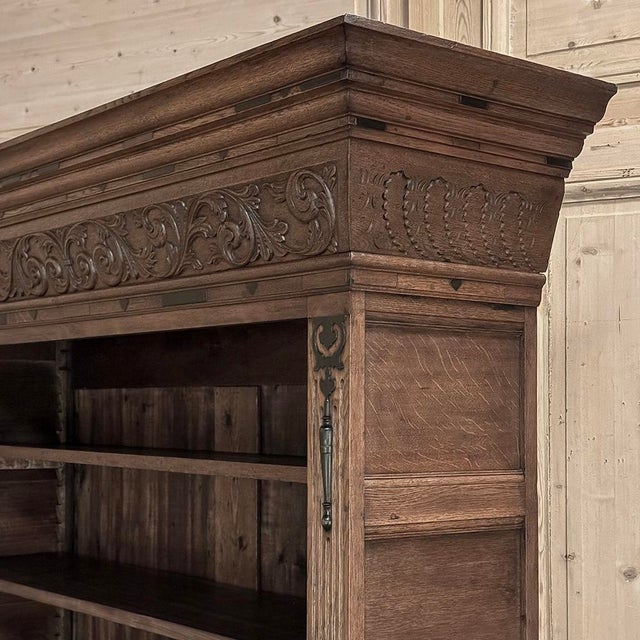 19th Century Dutch Renaissance Open Bookcase For Sale - Image 12 of 17