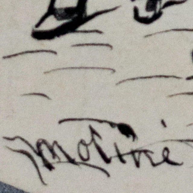 Spanish or Catalan Artist, Satirical Cartoon Studies, 1990s, Ink & Pencil Drawings, Set of 3 For Sale - Image 10 of 11