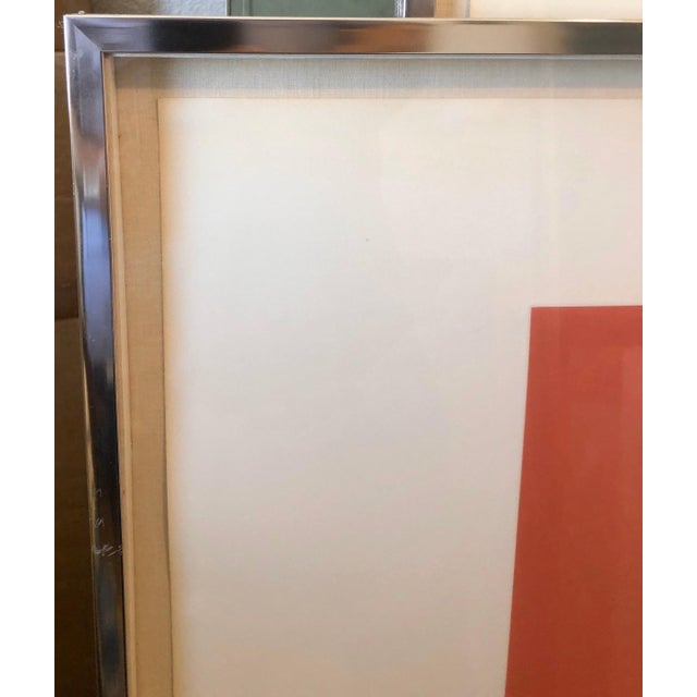 Robert MangoldLarge Aquatint Etching A Red Color MInimalist Abstract Etching Robert Mangold, 1979 For Sale - Image 9 of 11