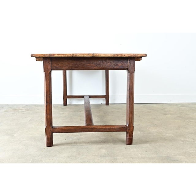 Early 19th Century French 19th Century Pine and Oak Farm Table For Sale - Image 5 of 14