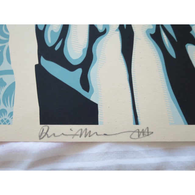 Contemporary Shepard Fairey (Obey), Late Hour Riot, 2017, Signed Silkscreen For Sale - Image 3 of 5