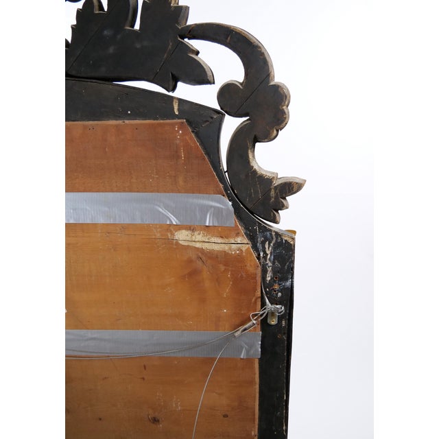 Antique 19th Century Venetian Murano Hand-Engraved Hanging Wall Mirror For Sale - Image 13 of 14