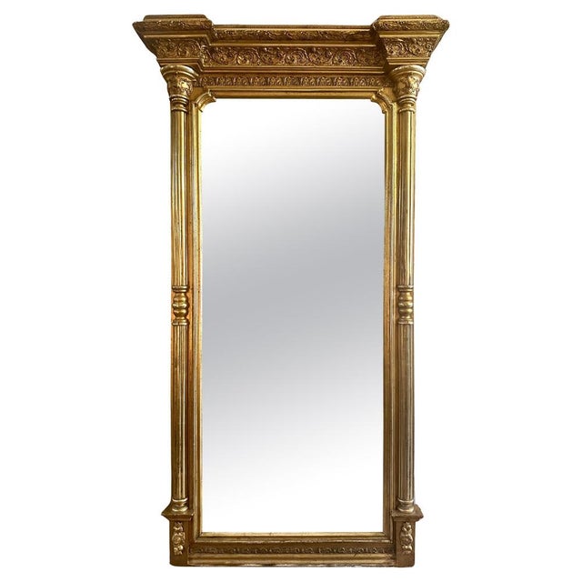 Large English Regency Gilt Pier Mirror, 1820s For Sale - Image 17 of 17
