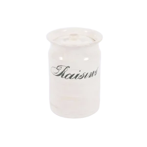 Vintage Rice and Raisin Jars, Set of 2