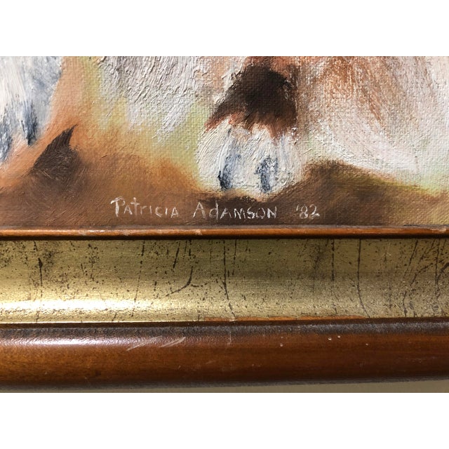 1980s 1982 Oil Painting of Dog For Sale - Image 5 of 10