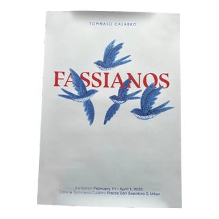 Alecos Fassianos Exhibition Poster For Sale