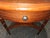 Vintage Traditional Round Carved Faux Bamboo Side / End Tables by Lane. A - Pair For Sale - Image 10 of 12