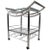 Contemporary Steel Bar Cart For Sale - Image 11 of 11