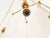 Gilt Metal and Etched Glass Pendant Lamp by Oscar Torlasco for Lumi, 1960s For Sale - Image 11 of 15