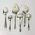 Mid 20th Century Boho Chic Hollywood Regency Silverplate Serving Utensils - Set of 6. For Sale - Image 6 of 11
